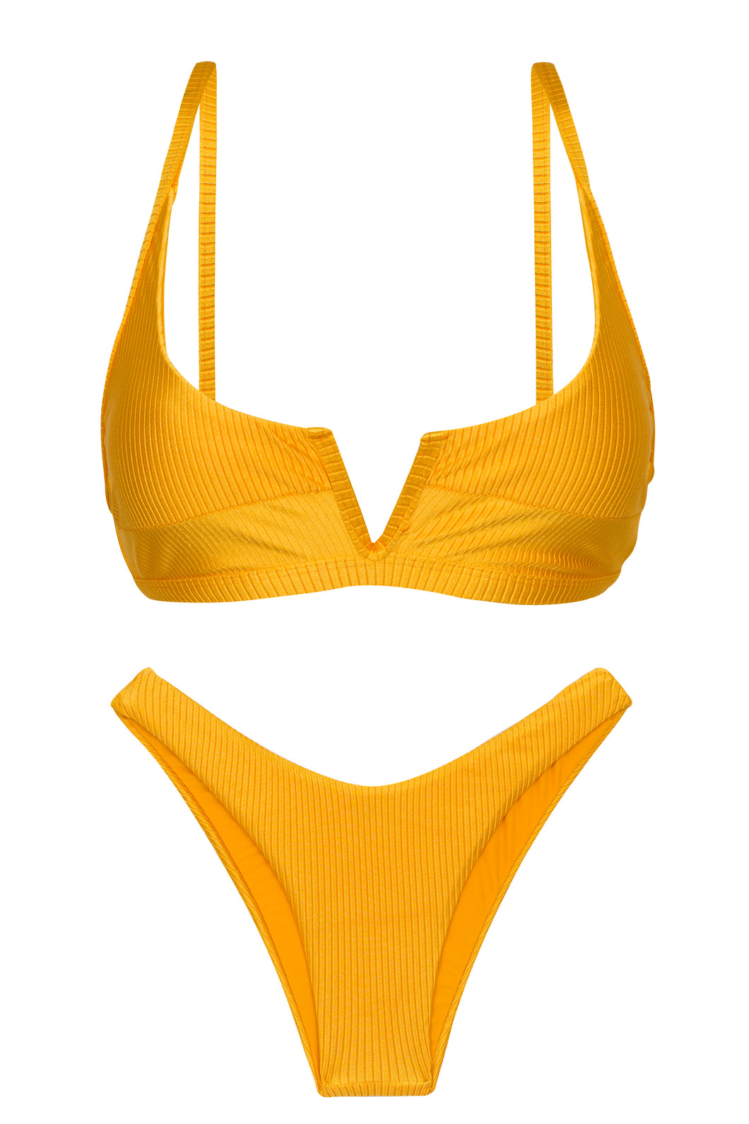 Eden-Pequi Bra-V High-Leg Set