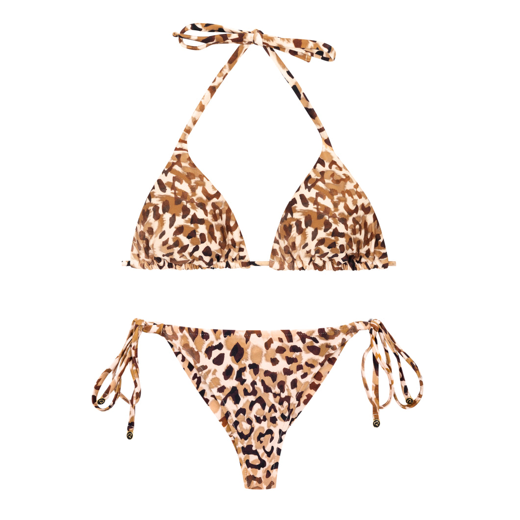 Set Leopard Tri-Inv Cheeky-Tie