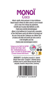 Product Back: Tevi Solaire Monoi Coco Traditionnel