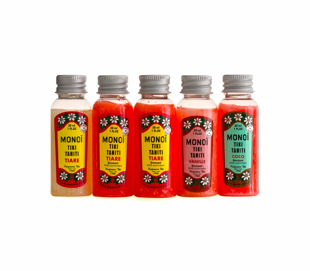 Product Front: Tiki Solaire Coffret Decouverte Monoi Bronzant
