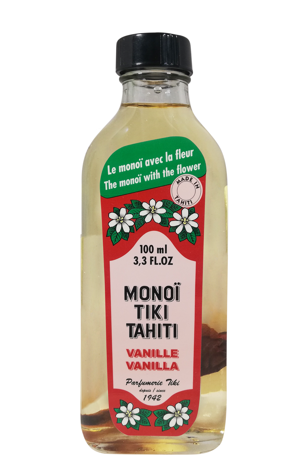 Product Front: Tiki Solaire Tiki Monoi Vanilla Naturel 100Ml
