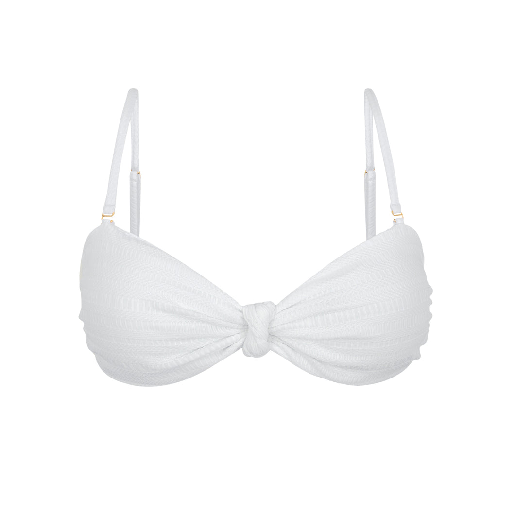 Top Memphis-White Bandeau-Joy