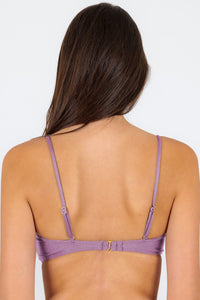 Shimmer-Harmonia Bandeau-Knot Top