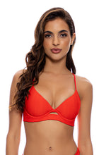 Load image into Gallery viewer, Top Underwire Hot Tropics Red

