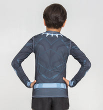 Load image into Gallery viewer, Model Back: Uv Line T-Shirt Acqua Pantera Negra V20 Ml Inf Estampa
