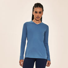 Load image into Gallery viewer, Model Front: Uv Line T-Shirt Longsleeve Sport Fit Aco Upf50+
