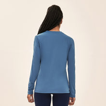 Load image into Gallery viewer, Model Back: Uv Line T-Shirt Longsleeve Sport Fit Aco Upf50+
