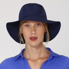 Load image into Gallery viewer, Gallery: Uv Line Chapeau Souple/Capeline San Remo Fpu50+ Hat Navy Blue Uv
