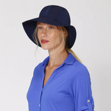Load image into Gallery viewer, Image 03: Uv Line Chapeau Souple/Capeline San Remo Fpu50+ Hat Navy Blue Uv
