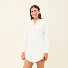 Load image into Gallery viewer, Image 02: Uv Line Chemise Shirtdress Copenhagen Offwhite Upf50+
