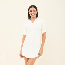 Load image into Gallery viewer, Image 04: Uv Line Chemise Shirtdress Copenhagen Offwhite Upf50+
