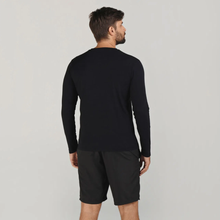 Load image into Gallery viewer, Model Back: Uv Line Fitness Haut Sport Fit Ml Preto Msc
