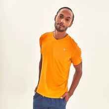 Load image into Gallery viewer, Image 03: Uv Line T-Shirt Pour Homme T-Shirt Sport Fit Orange Upf50+
