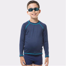Load image into Gallery viewer, Kids FPU50+ UV Colors Long Sleeve T-Shirt Navy Blue Uv
