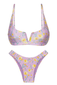 Canola Bra-V High-Leg Set