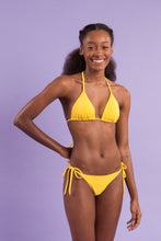 Load image into Gallery viewer, Malibu-Yellow Tri-Inv Cheeky-Tie Set
